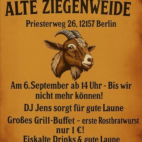 Gro&szlig;e Er&ouml;ffnungsfeier im Biergarten "Alte Ziegenweide"