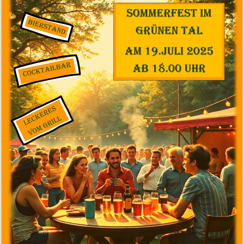 Sommerfest in der Kolonie "Grünes Tal"