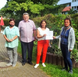 Kooperationsvertrag mit der Schule am Pappelhof am 23.09.2020 &uuml;bergeben