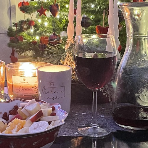 Glühweintrinken 