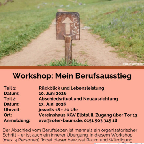 Workshop &bdquo;Mein Berufsausstieg&ldquo; &ndash; Austausch und Orientierung ab 55+
