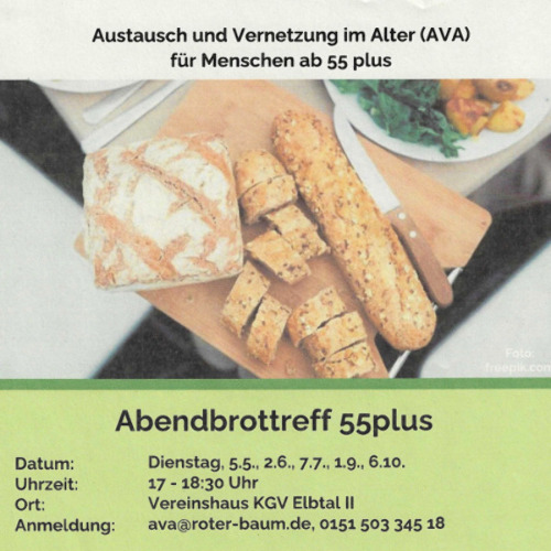 Abendbrottreff 55plus im Vereinshaus