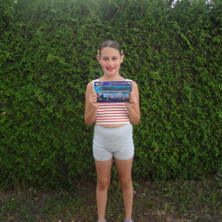 Stolze Gewinnerin