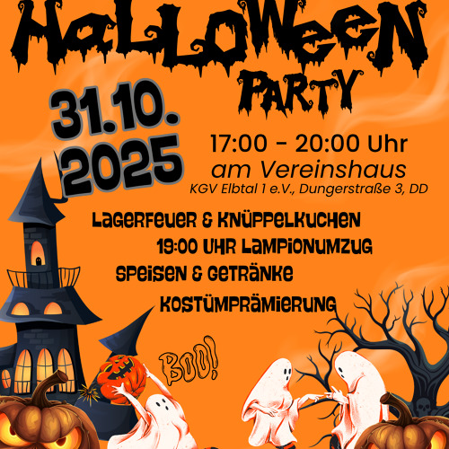 Schockierend schaurige Einladung zur allerersten Halloween-Party