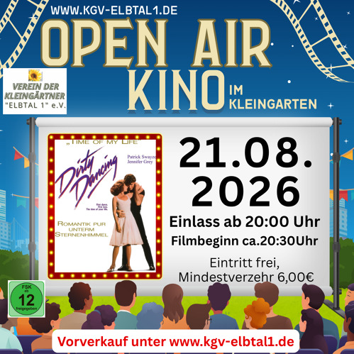 Open Air Kino im Kleingarten