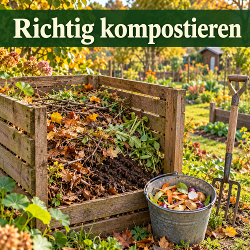 ♻️ Richtig kompostieren &ndash; aus Gartenabf&auml;llen wird wertvoller Humus