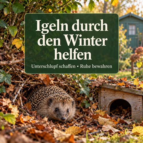 🦔 Igeln durch den Winter helfen