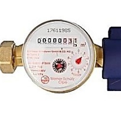 Verplombung der Wasseruhren in der Abteilung VII