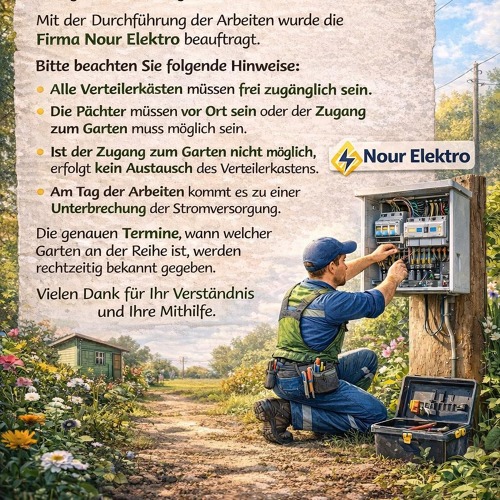 Austausch der Strom-Verteilerk&auml;sten