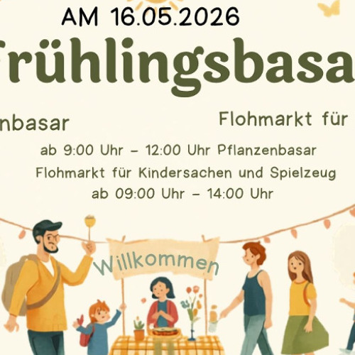 Einladung zum 1. Fr&uuml;hlingsbasar im KGV Theklaer H&ouml;he