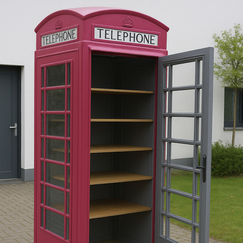 Neues Vereinsprojekt: Unsere B&uuml;chertausch-Telefonzelle