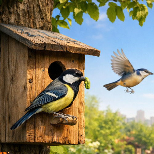 Nistk&auml;sten im Kleingarten: Kleine H&auml;user mit gro&szlig;er Wirkung f&uuml;r den Vogelschutz